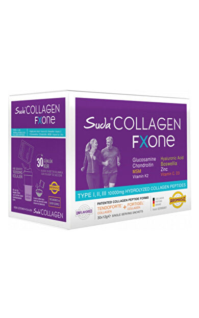 Suda Collagen Fxone Aromasız Takviye Edici Gıda 30 x 12 gr