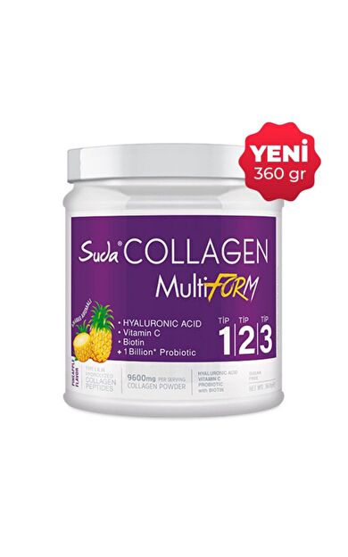 Suda Collagen Multiform Kolajen Ananas Aromalı 360gr
