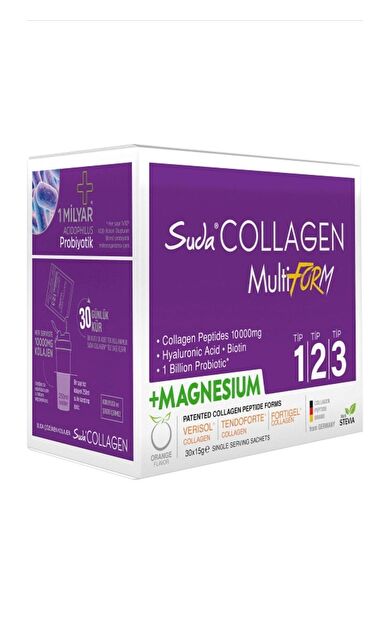 Suda Collagen Multiform Magnezyum Orange 15gx30 Saşe