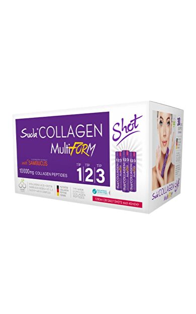 Suda Collagen MultiForm Sambucus Aromalı Kolajen 40mlx30 Shot