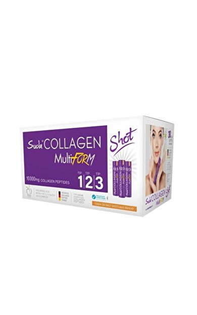 Suda Collagen MultiForm Şeftali Aromalı Kolajen 40mlx30 Shot