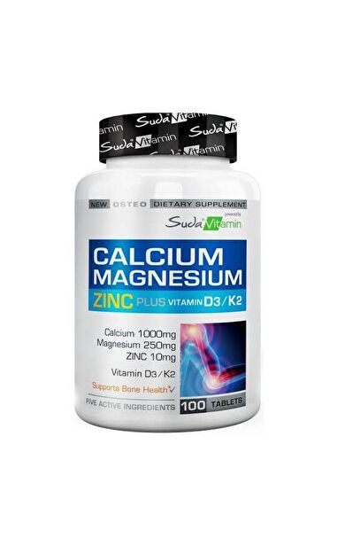 Suda Vitamin Calcium Magnesium Zinc Plus 100 Tablet