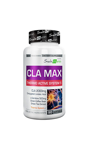 Suda Vitamin CLA Max Thermo Active System 5 90 Yumuşak Jel Kapsül