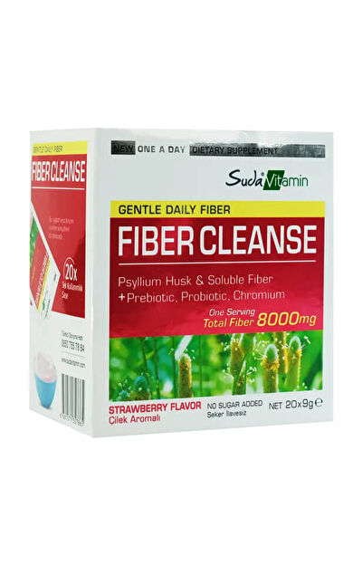 Suda Vitamin Fiber Cleanse 9 Gr 20'li Saşe