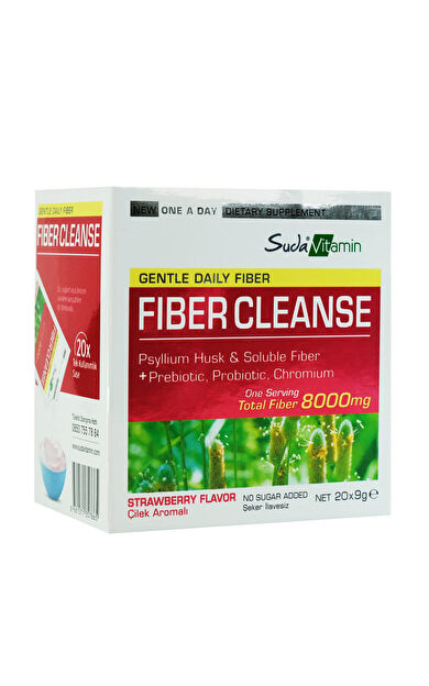 Suda Vitamin Fiber Cleanse Takviye Edici Gıda 20 Saşe