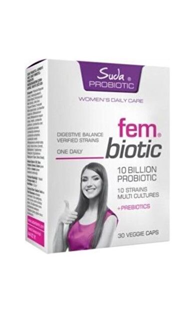 Suda Vitamin For Women Probiotics Fembiotic 30 Kapsül