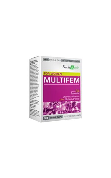 Suda Vitamin Multifem Multivitamin 60 Kapsül