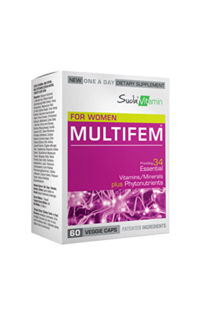Suda Vitamin Multifem Multivitamin 60 Kapsül