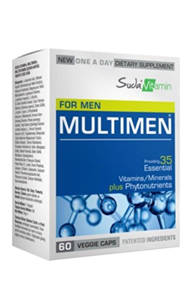Suda Vitamin Multimen Multivitamin 60 Kapsül