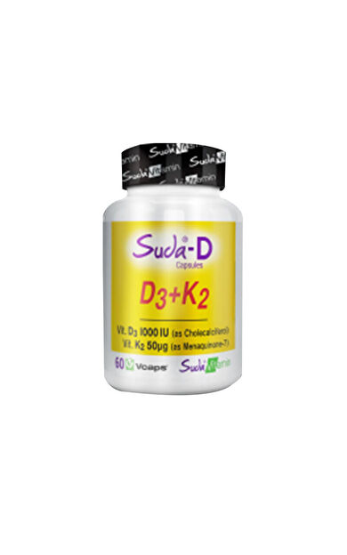 Suda Vitamin Suda-D D3+K2 Takviye Edici Gıda 60 Kapsül
