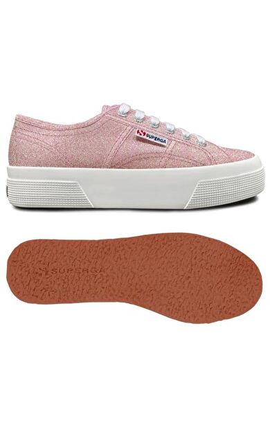 2740 Platform Lame Kadın Pembe Sneaker