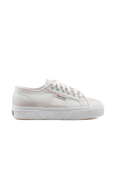 Superga 2740 Platform Lame Beige Kadın Günlük Ayakkabı 2740-PLATFORM-LAME-BEIGE Bej