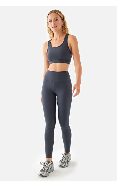 Superstacy Anna Comfylux Yüksek Bel Füme Spor Tayt