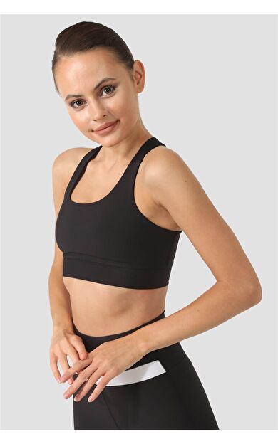 Superstacy Cross Strap Siyah Spor Büstiyer