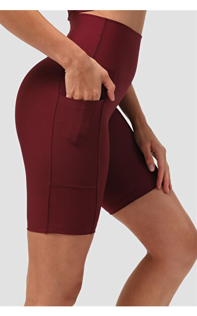 Superstacy Dizüstü Cepli Bordo Spor Tayt