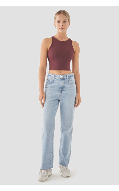 Superstacy Jane Orta Destekli Mürdüm Spor Büstiyer