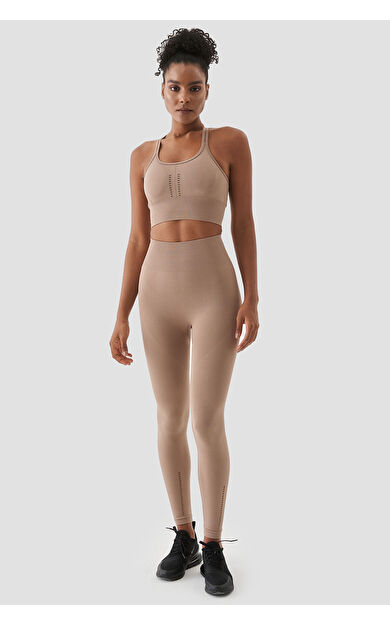 Superstacy Kate Dikişsiz Toparlayıcı Vizon Spor Tayt