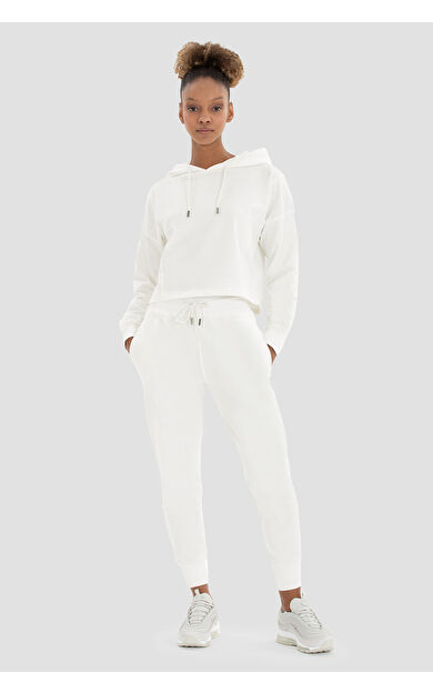 Superstacy Lexa Havuç Kesim Krem Jogger