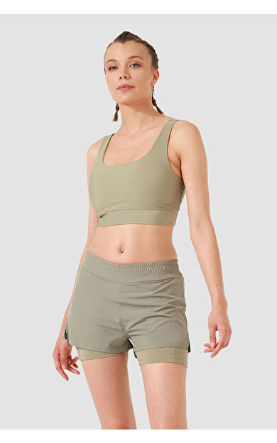 Superstacy Lille Açık Yeşil Kısa Spor Tayt