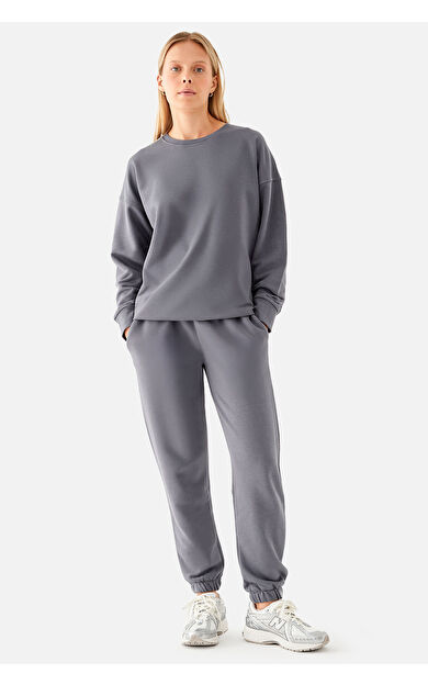 Superstacy Mia Oversize Füme Jogger Eşofman Altı