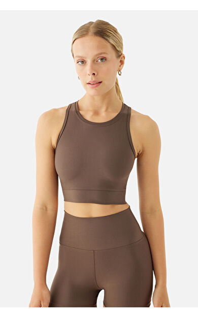 Superstacy Olivia Acı Kahve Spor Bra