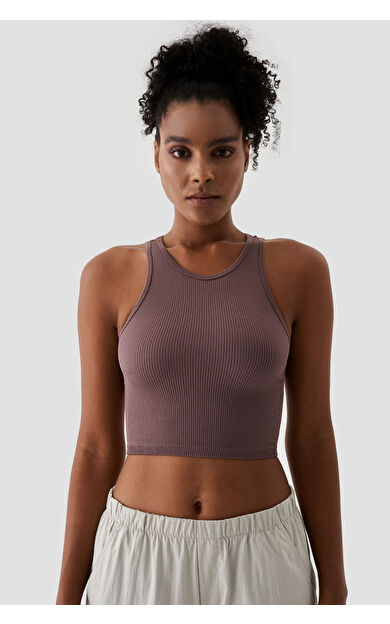 Superstacy Polly Kolsuz Fitilli Koyu Gül Top