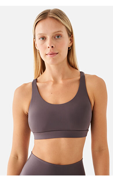 Superstacy Stella Orta Destekli Açık Mor Spor Bra