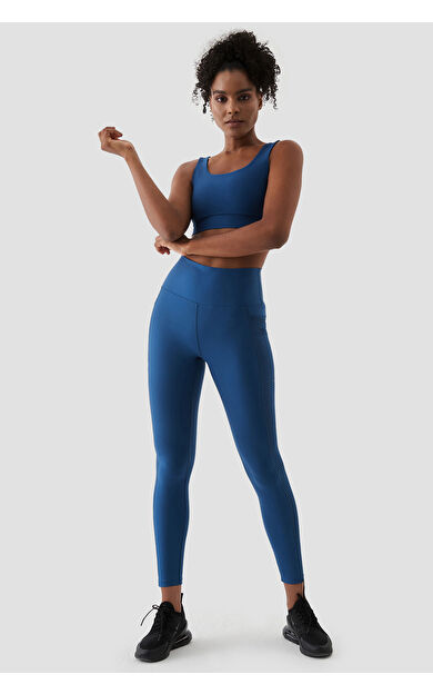 Superstacy Wawel File Cep Detaylı Petrol Spor Tayt