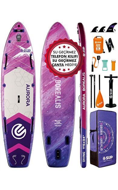 SUPLİMANI 350x86x15 Supboard Paddle Board Şişme Sörf Tahtası Tam Set Sup Board