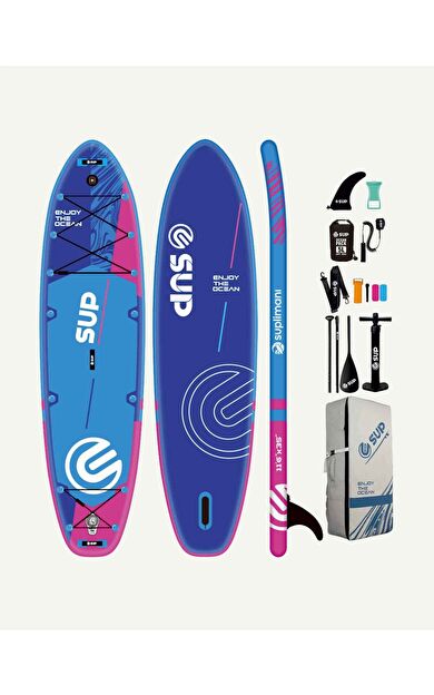 SUPLİMANI Supboard Paddle Board Şişme Sörf Tahtası Tam Set Sup Board 350x89x15