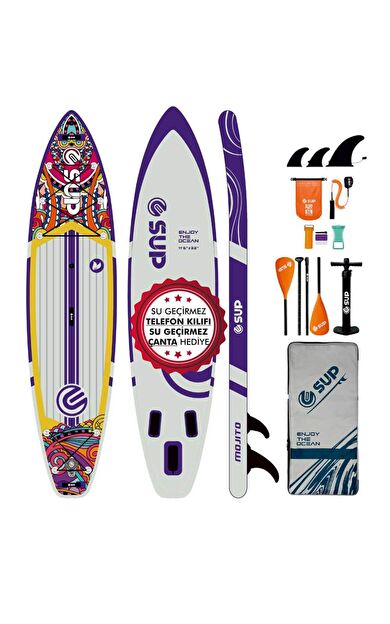 SUPLİMANI 350x81x15 Supboard Paddle Board Şişme Sörf Tahtası Tam Set Sup Board
