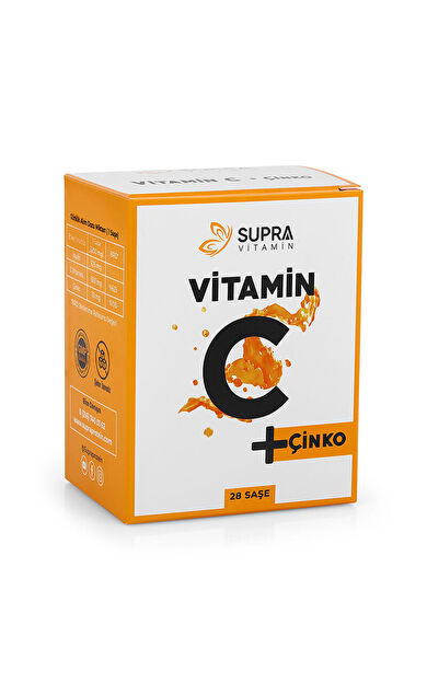 Supra Protein Vitamin C + Çinko Takviye Edici Gıda 28 Saşe