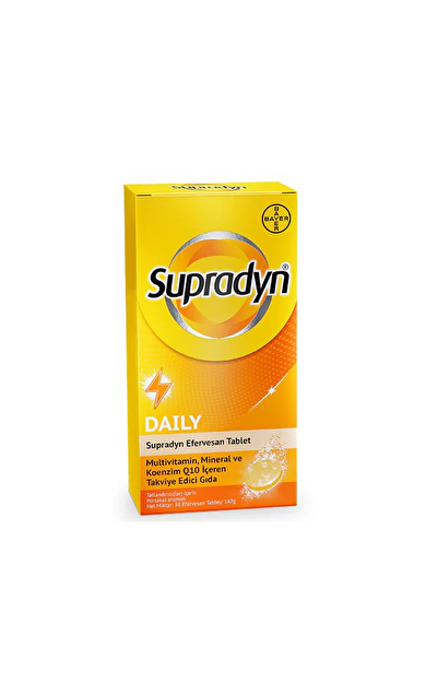 Supradyn Daily Multivitamin, Mineral ve Koenzim İçeren Takviye Edici Gıda 30 Tablet