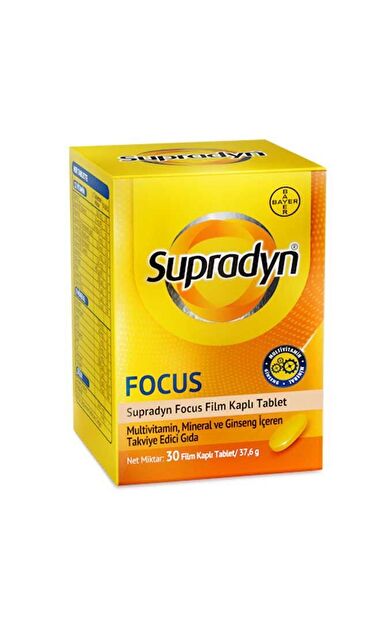 Supradyn Energy Focus 30 Film Kaplı Tablet