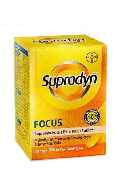 Supradyn Focus 30 Tablet- SKT: 04/2028