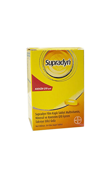 Supradyn Koenzim Q10 Takviye Edici Gıda 30 Tablet