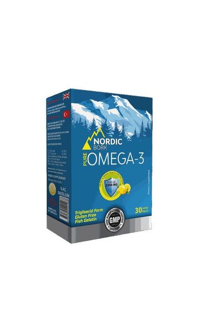 Nordic Bork Omega 3 Softgel Kapsül 30 lu