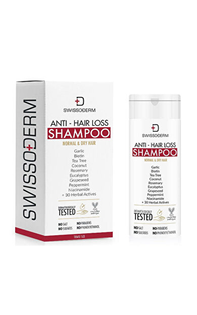 Swissoderm Saç Dökülmesine Karşı Şampuan 50 ml - Normal Kuru Saç Tipi