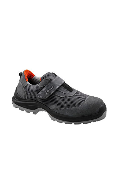 Swolx Suet Kompozit Burunlu -S1 Unisex İş Güvenliği Ayakkabısı FREEDOM-X12-S1 Gri