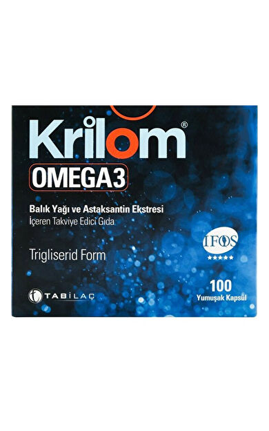 Krilom Omega 3 Yumuşak Kapsül 100 Kapsül