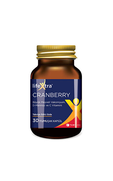 LifeXtra Cranberry 30 Yumuşak Kapsül