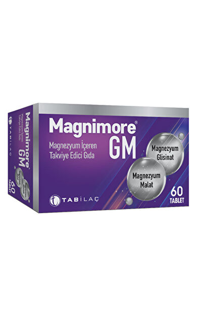 Magnimore GM Magnezyum İçeren Takviye Edici Gıda 60 Tablet