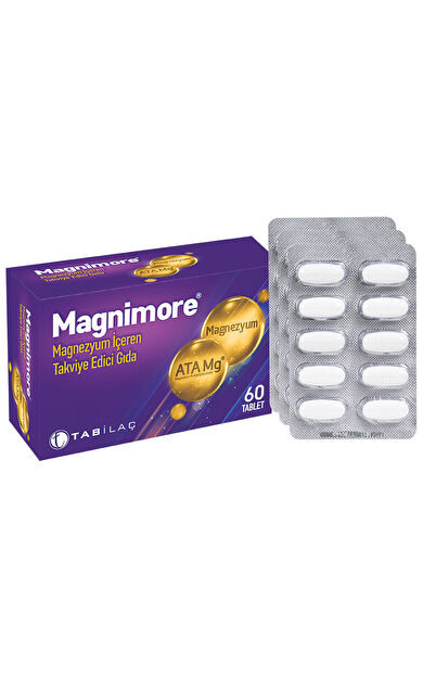 Magnimore Magnezyum İçeren Takviye Edici Gıda 60 Tablet