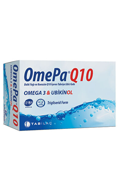 Omepa-Q10 Omega 3 Ubiquinol 90 Kapsül