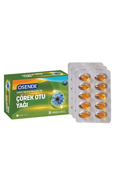 Osende Çörek Otu Yağı 30 Yumuşak Kapsül