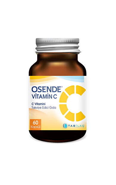 Osende Vitamin C Takviye Edici Gıda 60 Kapsül
