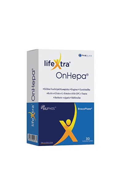 Tab İlaç Lifextra OnHepa Takviye Edici Gıda 30 Yumuşak Kapsül