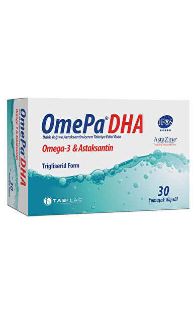 Tab İlaç OmePa DHA Takviye Edici Gıda 30 Kapsül