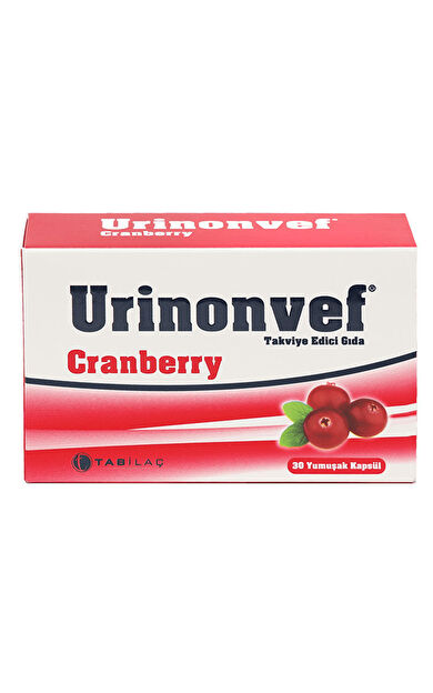 Urinonvef Cranberry 30 Kapsül