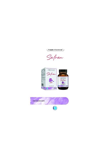 Tabvitamins Safran 50 mg 30 Kapsül